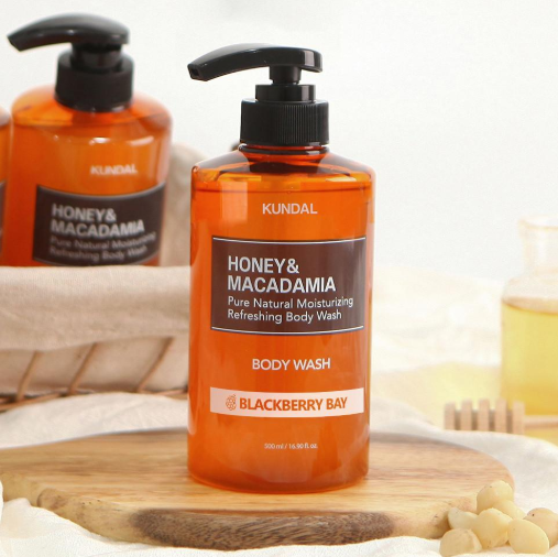 Kundal Honey & Macadamia Body Wash – Blackberry Bay 500ml