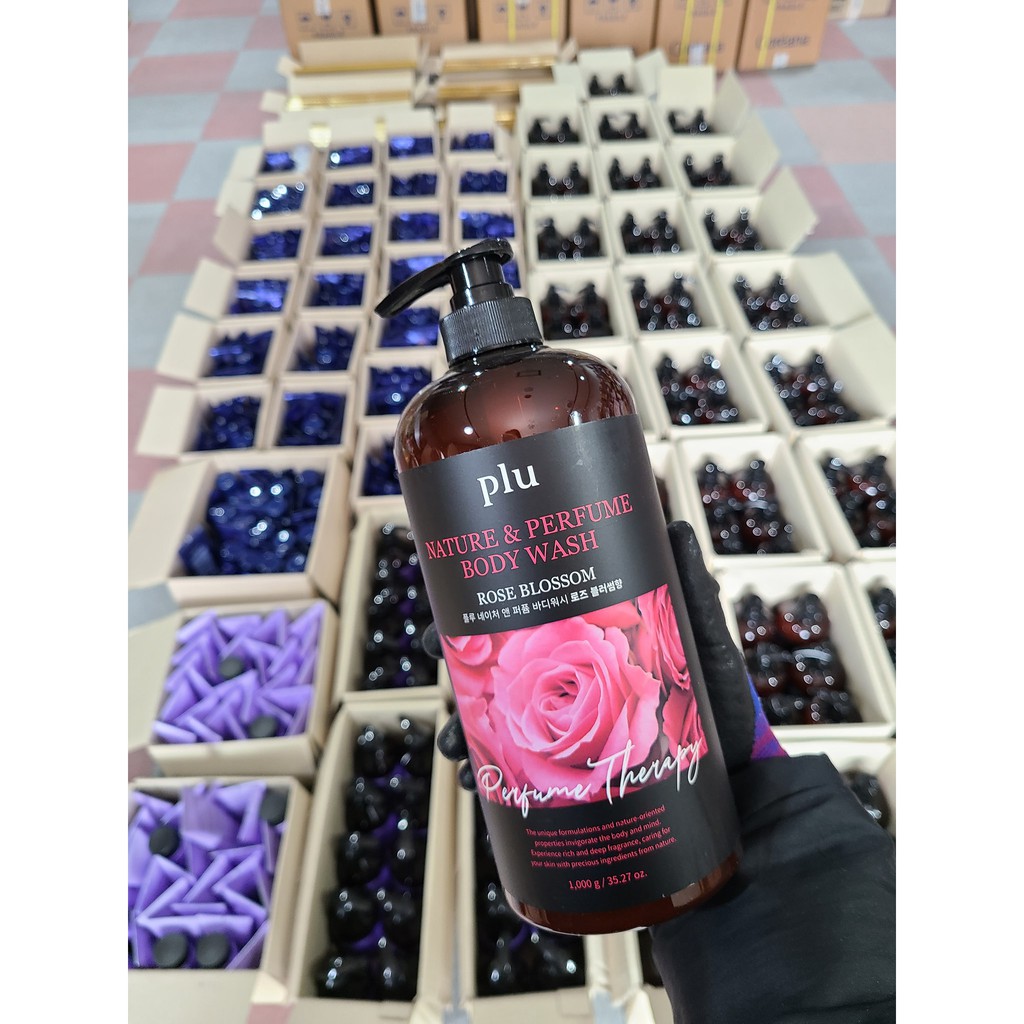 Plu nature & perfume body wash (rose blossom) 1000ml