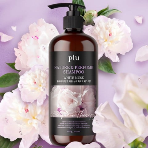 Plu nature & perfume shampoo (white mask) 1000ml