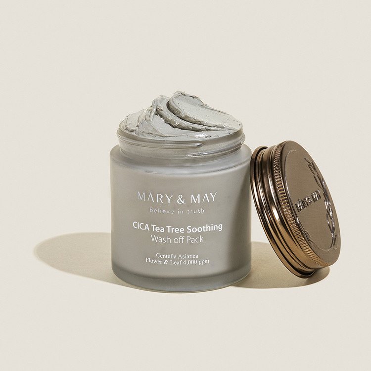 Mary & May Cica Tea Tree Soothing Wash Off Mask Pack - 125g