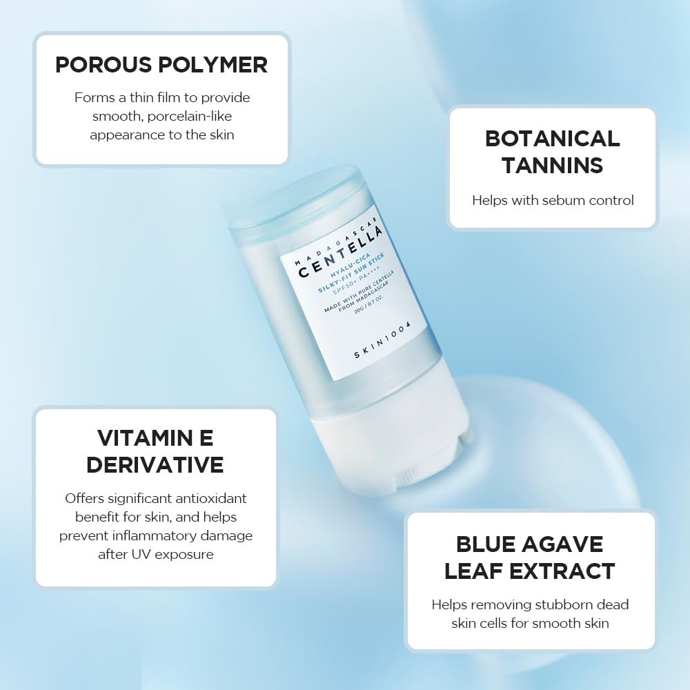  Product SKIN1004 Madagascar Centella Hyalu-Cica Silky-Fit Sun Stick 20g