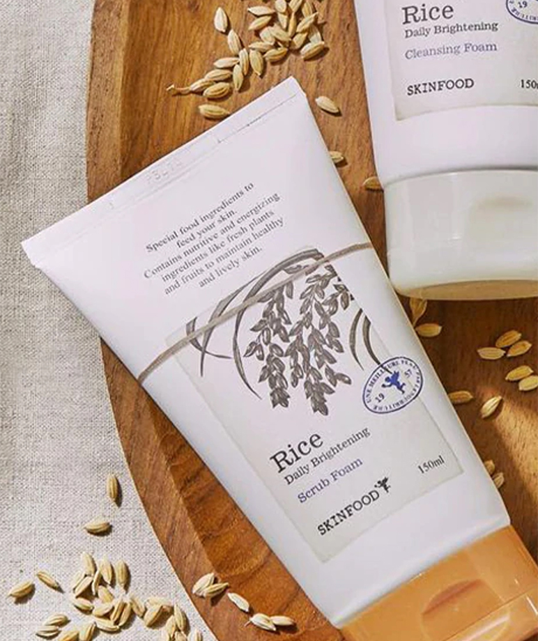 SKINFOOD Rice Daily Brightening Scrub Foam 150ml