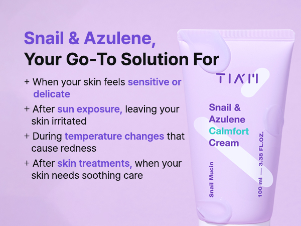 Tiam Snail & Azulene Clamfort Cream 100ml