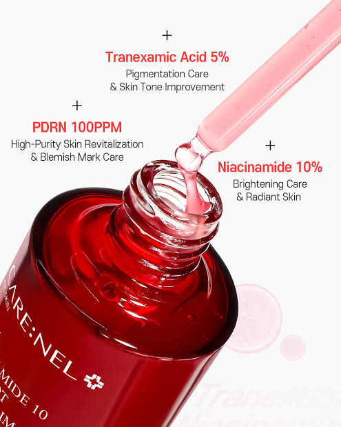 Carenel Tranexamic Acid 5% + Niacinamide 10% Dark Spot Glow Serum 30ml