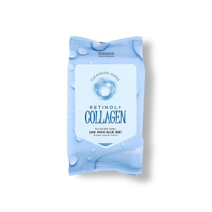 Tenzero Retinol Collagen Cleansing Wipes (30 Wipes) 130g