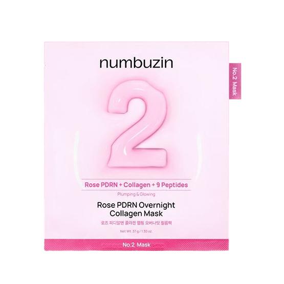 NUMBUZIN No. 2 Rose PDRN Overnight Collagen Mask - (37g*4ea)