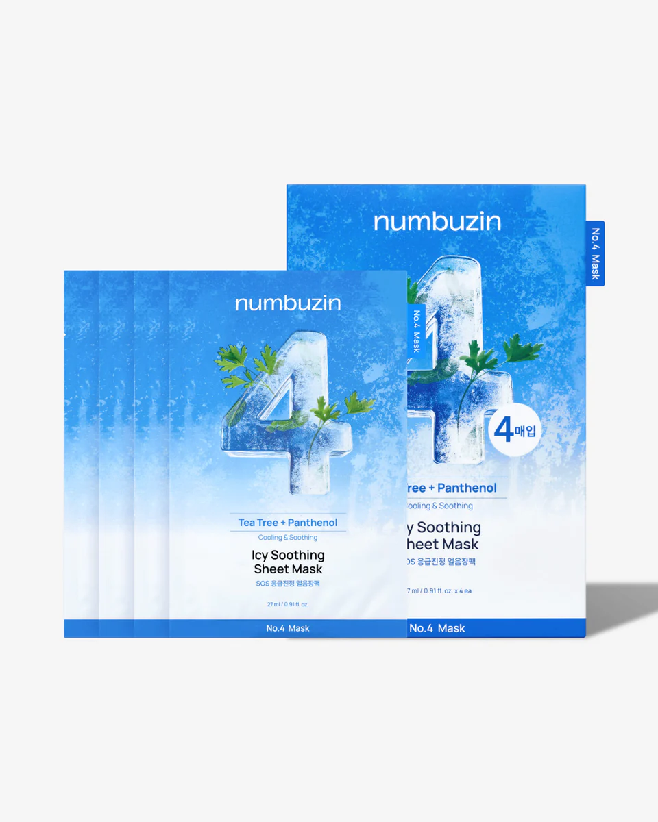 NUMBUZIN No.4 Icy Soothing Sheet Mask-(27ml 5ea) (Set)
