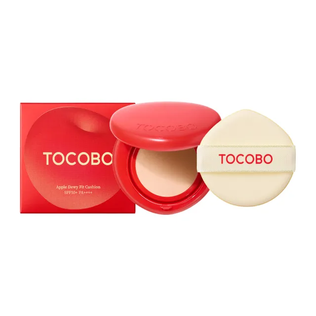 TOCOBO Apple Dewy Fit Cushion (21C Peach,25 Peanut,19 Cream, 23 Honey, 21W Vanilla) 15g