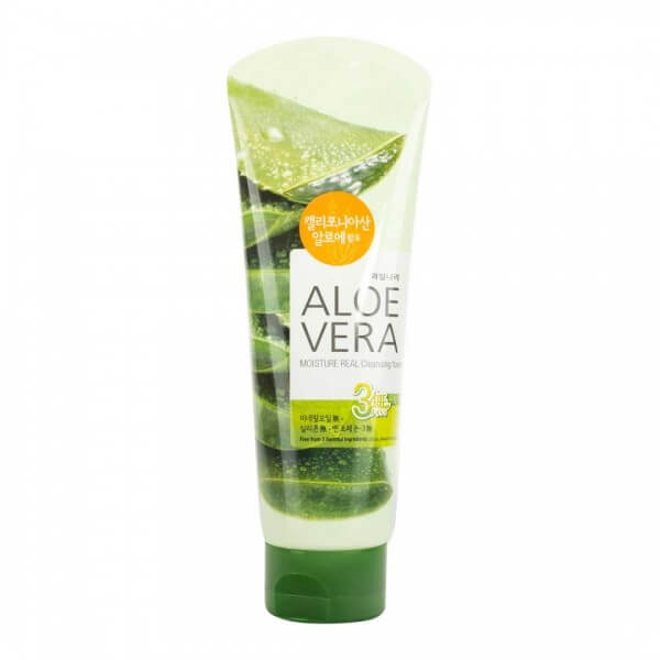 WELCOS Aloe Vera Moisture Real Cleansing Foam 150g