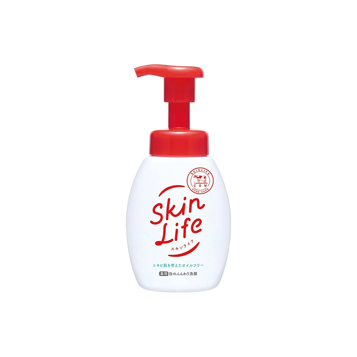 Cow Brand Skin Life Foaming Face Wash Pump 160ml