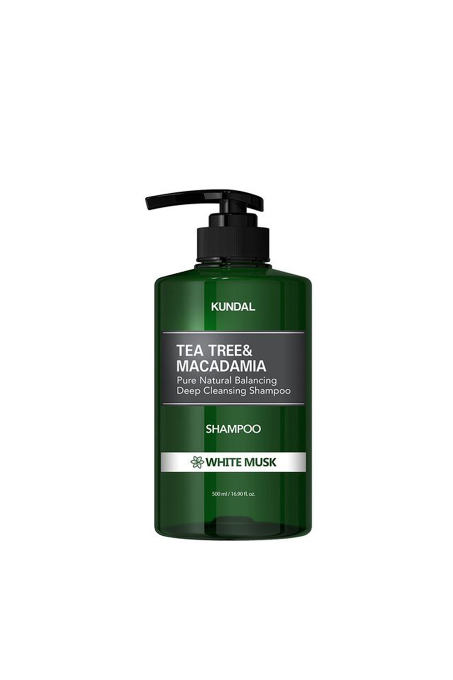 Kundal Tea Tree & Macadamia Shampoo White Musk 500ml