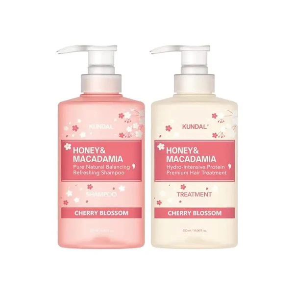Kundal Honey & Macadamia Shampoo & Treatment Duo Cherry Blossom 1000ml