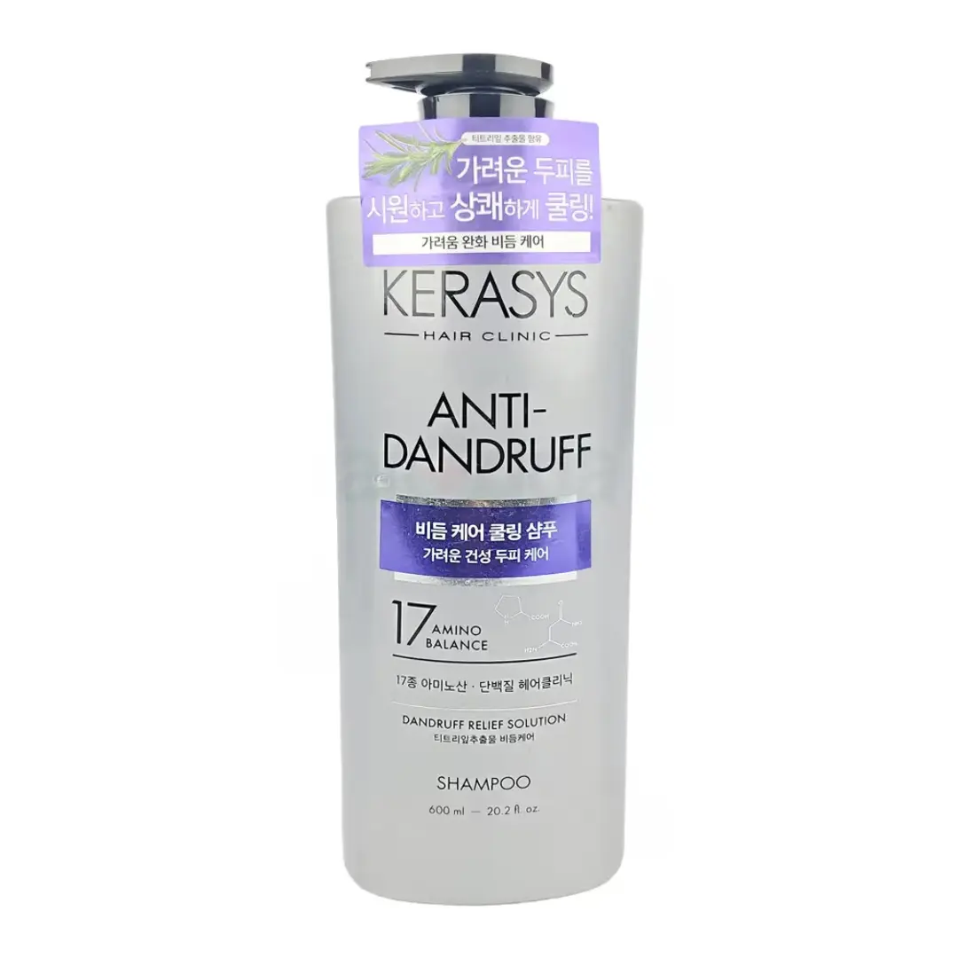 Kerasys Scalp Cooling Anti Dandruff Protein Shampoo 600ml
