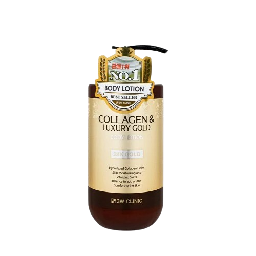 3W Clinic Collagen & Luxury Gold Body Lotion 750ml