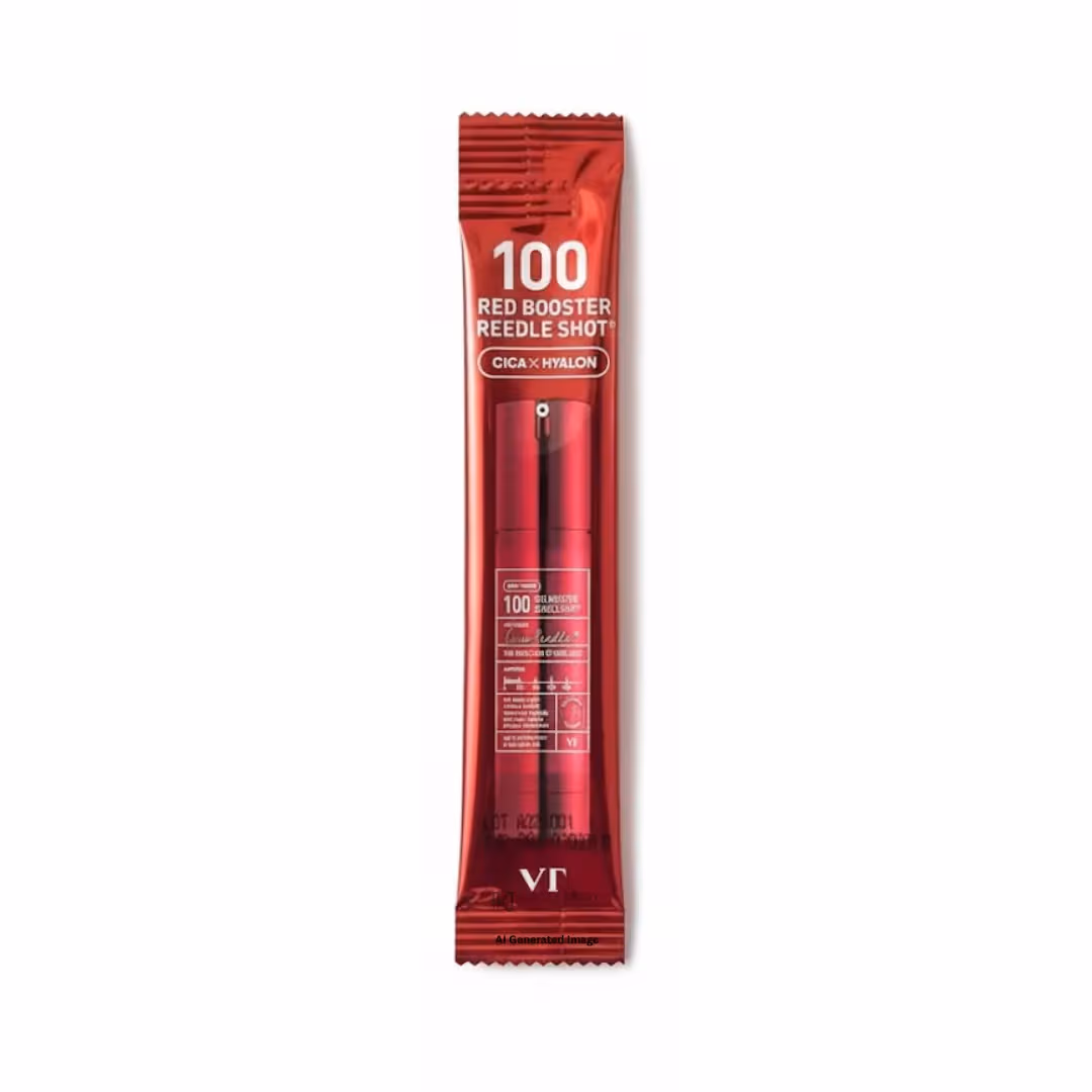 VT Cosmetics Red Booster Reedle Shot 100 Pouch - 2ml