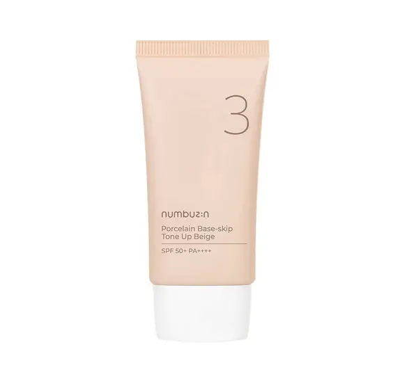 Numbuzin No.3 Porcelain Base-Skip Tone Up Beige 50ml