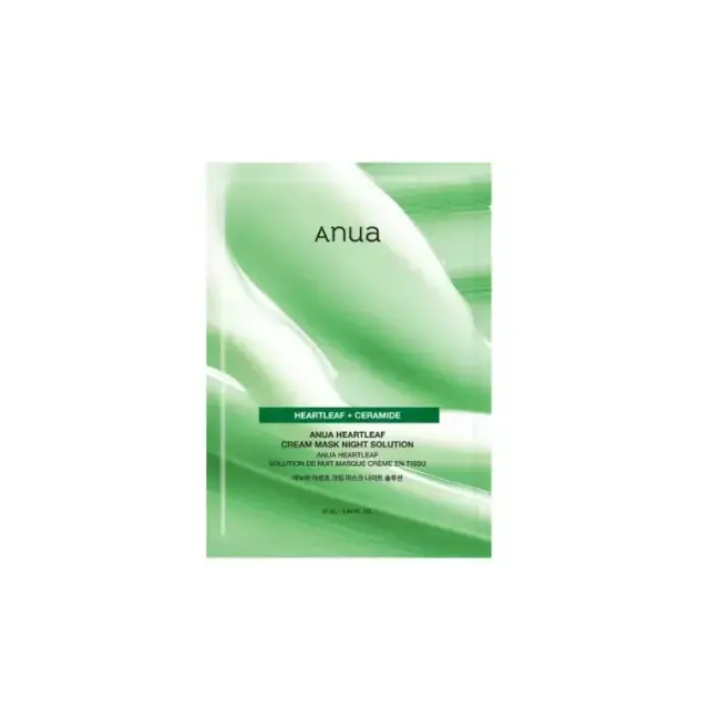 Anua Heartleaf Cream Sheet Mask Night Solution 25 ml