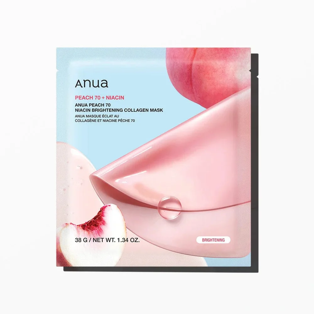 Anua Peach 70 Niacin Brightening Collagen Mask 38g