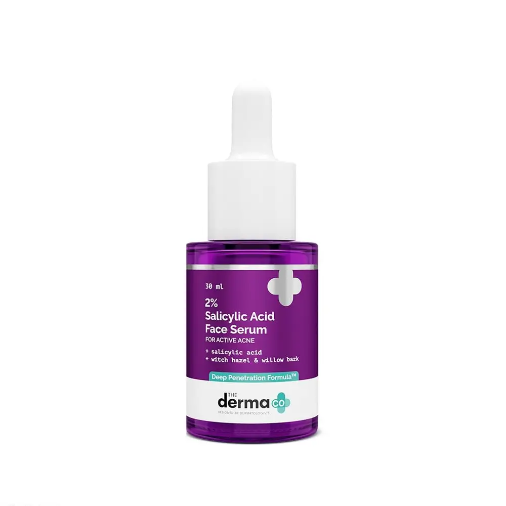 The Derma Co 2% Salicylic Acid Face Serum for Active Acne 30ml