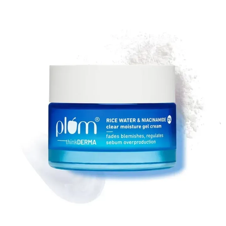 Plum 2% Niacinamide & Rice Water Clear Moisture Gel Cream 50g