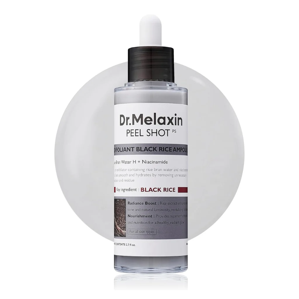 Dr.Melaxin Peel Shot Exfoliating Black Rice Ampoule - 80ml