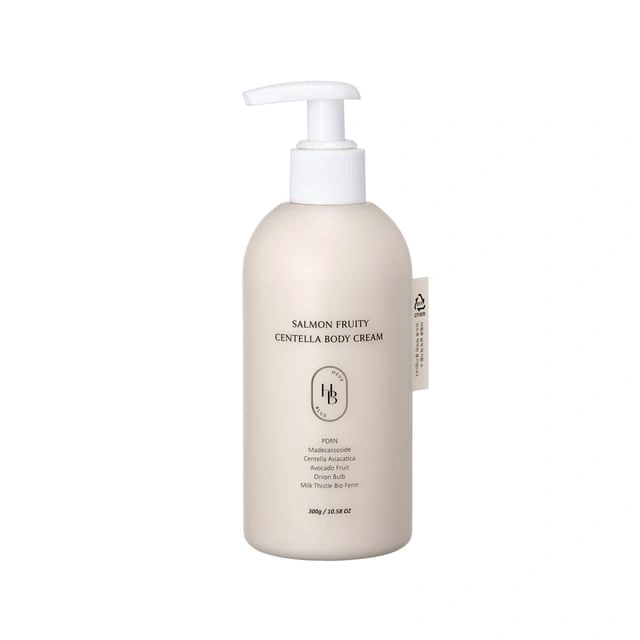 HEVEBLUE Salmon Fruity Centella Body Cream - 300g