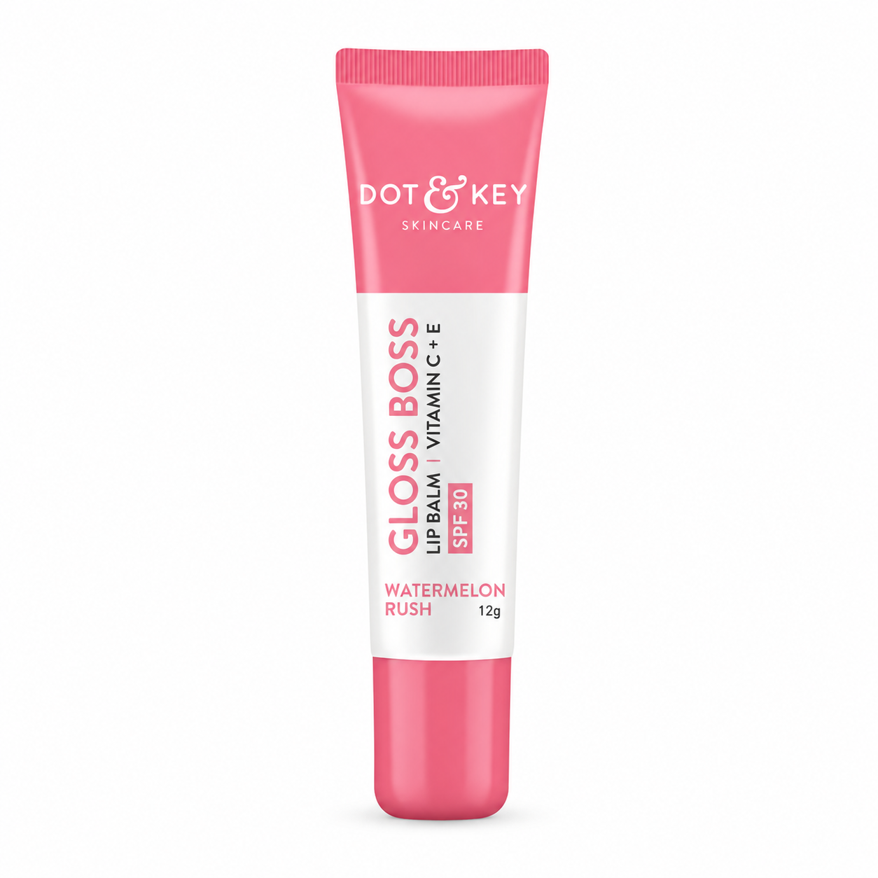 Dot & Key Gloss Boss Vitamin C + E Lip Balm with SPF30 Watermelon Rush 12gm