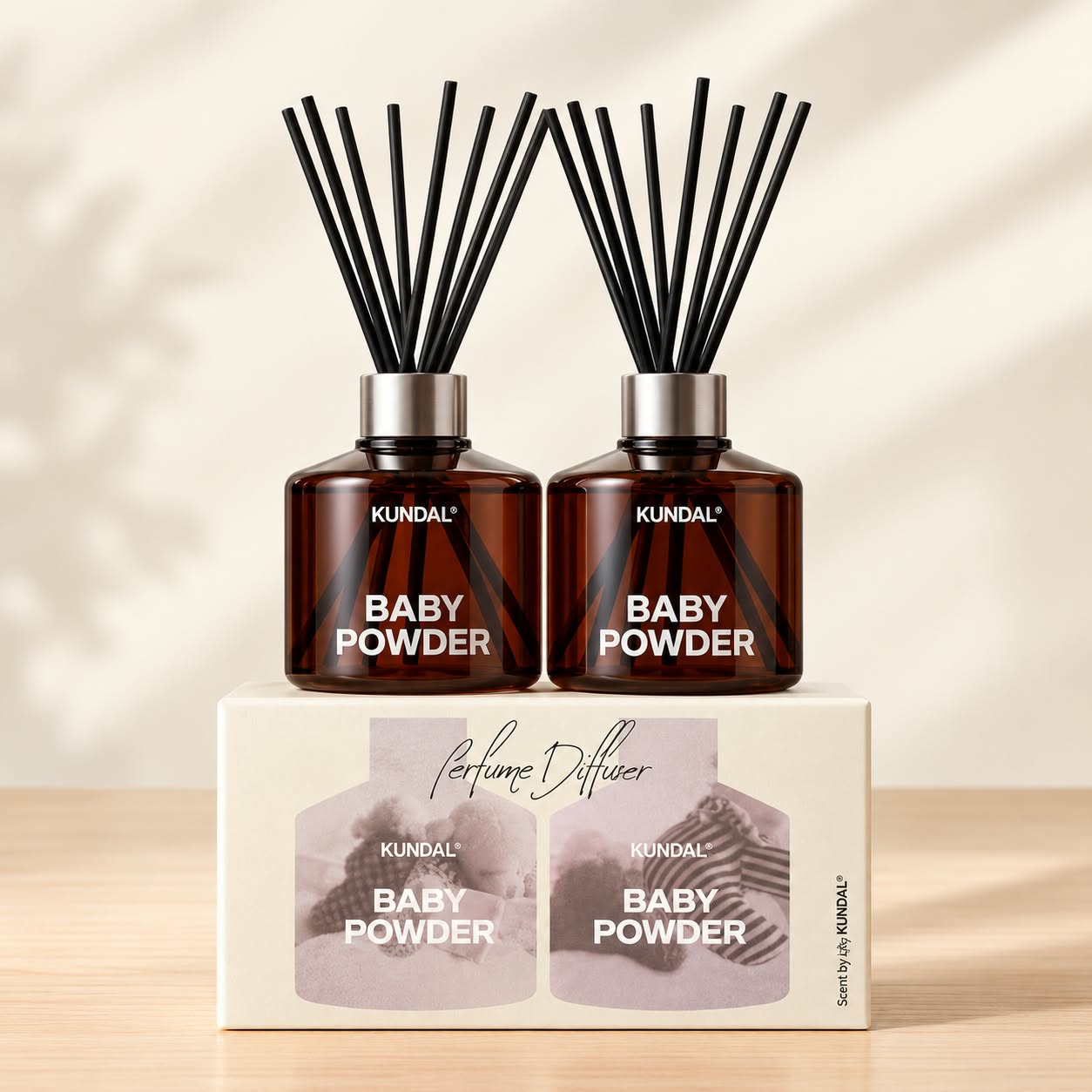 Kundal Perfume Diffuser (Baby Powder) – 400ml (2 EA)