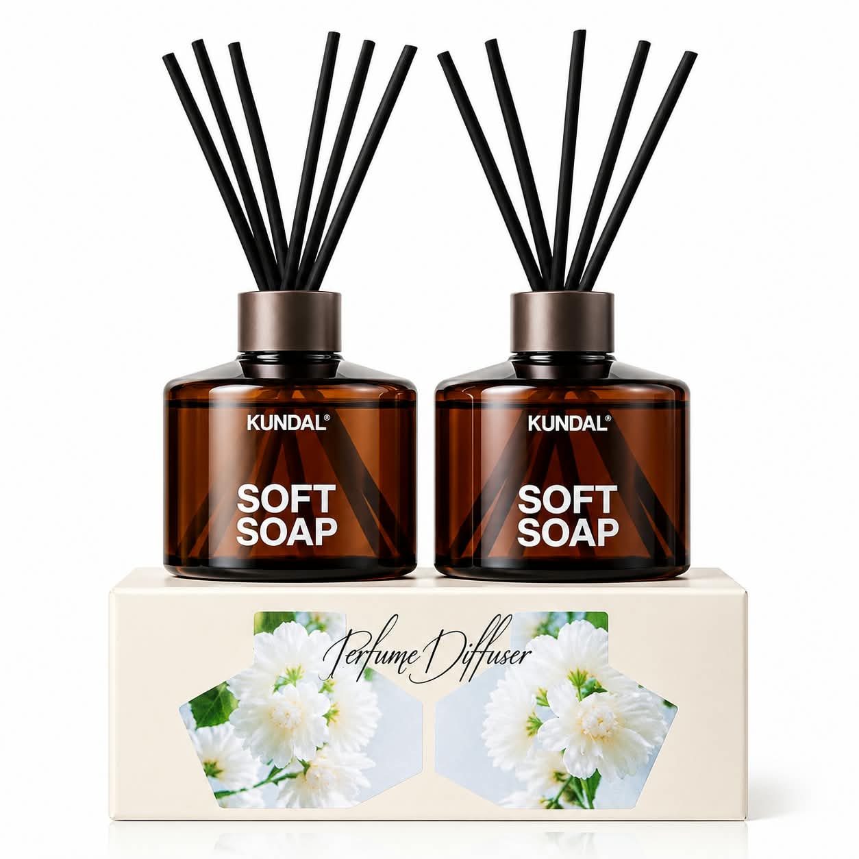 KUNDAL Perfume Diffuser (Soft Soap – 2 EA) – 400ml