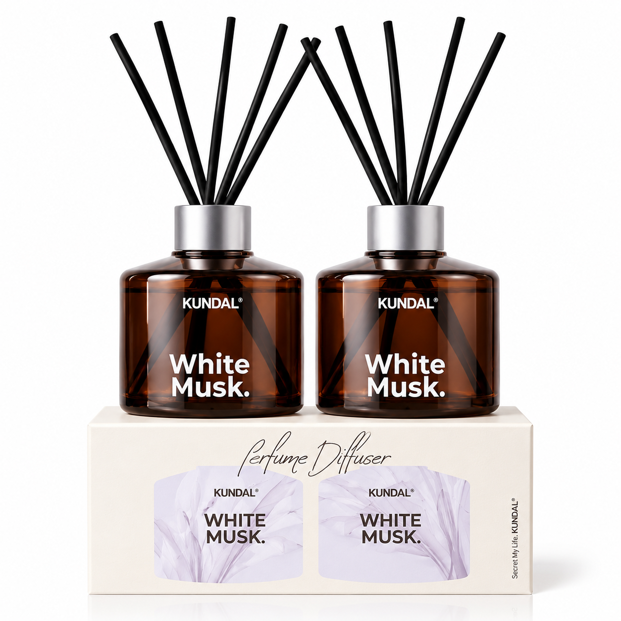 KUNDAL Perfume Diffuser White Musk 400ml (2 EA)