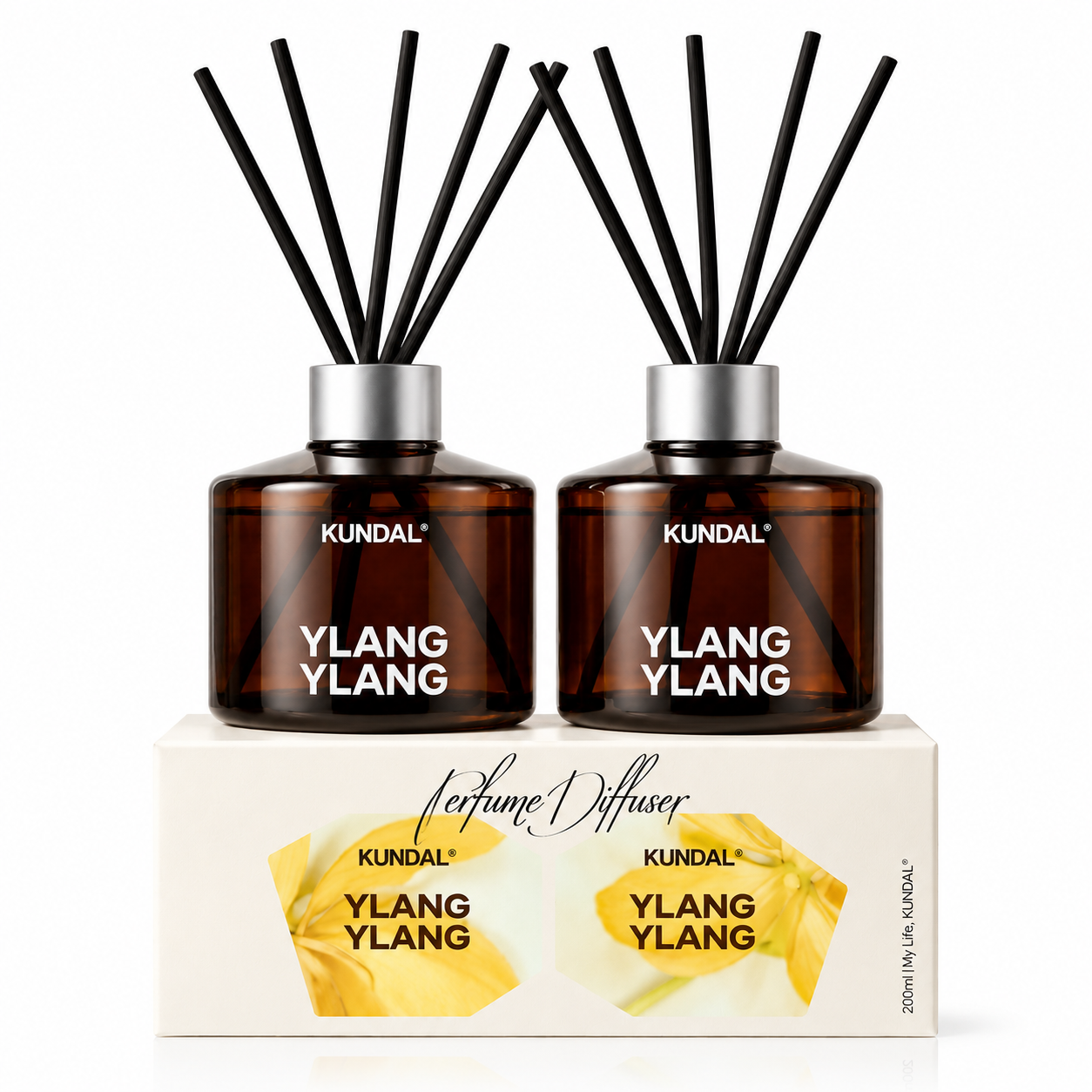 KUNDAL Perfume Diffuser Ylang Ylang 400ml (2 EA)