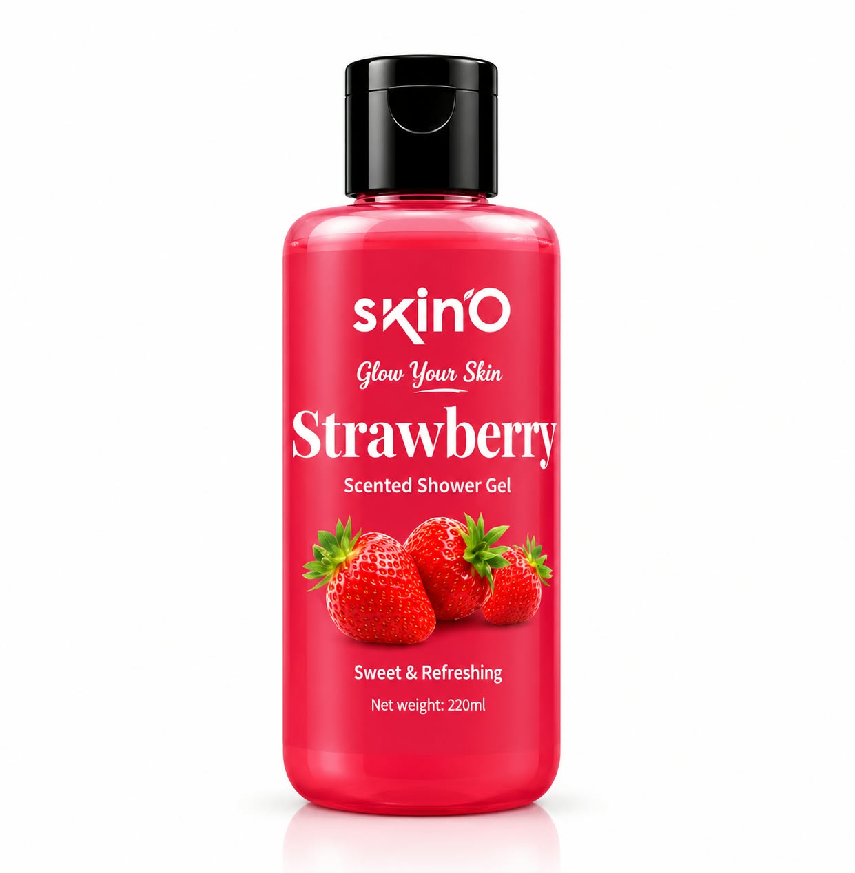 Skin’O Strawberry Scented Shower Gel (220ml)
