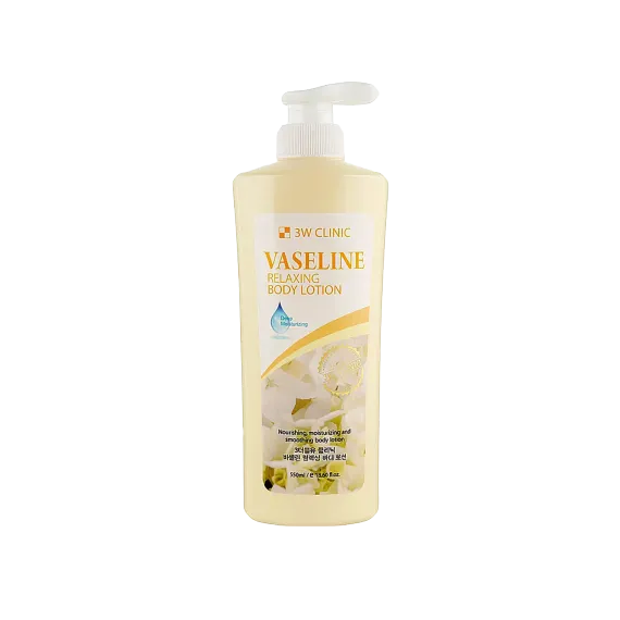 3W Clinic body lotion Vaseline relaxing body lotion 550ml