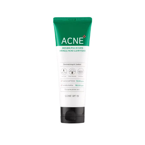 Some By Mi AHA-BHA-PHA 30 Days Miracle Acne Clear Foam 100ml