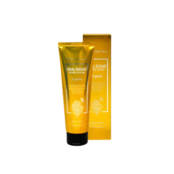 3W Clinic DR.K Real Sugar Propolis Body Scrub 200GM