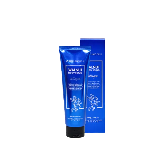 3W Clinic DR.K Walnut Collagen Body Scrub 200gm