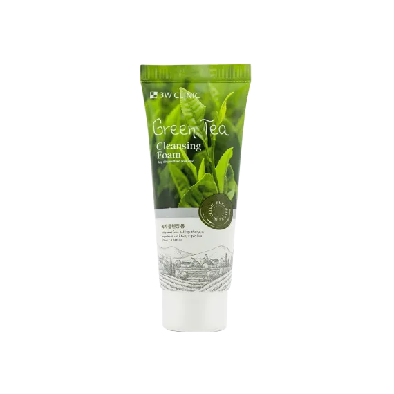 3W Clinic Green Tea Foam Cleansing 100ml